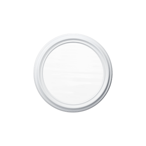 Настенное зеркало Элсмир-ринг Ellesmere-ring B 86*86*4 см, белый  шелк