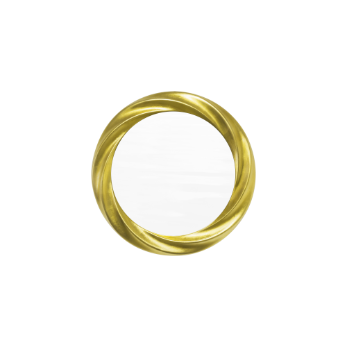 Настенное зеркало Текапо Tekapo B 66*66*4 см, золото  барокко