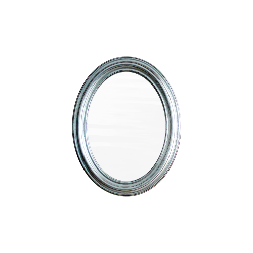 Настенное зеркало Элсмир-ова Ellesmere-ova A 70*90*4 см, серебро  барокко винтаж