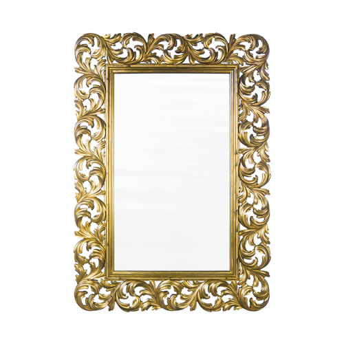 Настенное зеркало Таупо Taupo B 120*170*4 см, золото  барокко винтаж