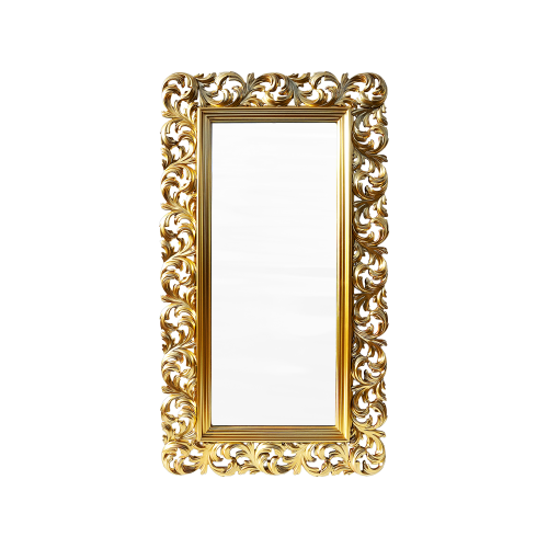 Настенное зеркало Таупо Taupo H 80*147*4 см, золото  голливуд